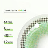Himalaya Green Natural Colored Contact Lenses