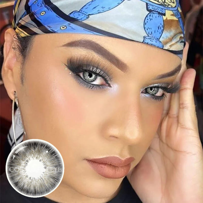 Nature Series Icy Volcano Grey Colored Contacts