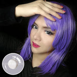 Colourfuleye Grey Block Cosplay Colored Contact Lenses