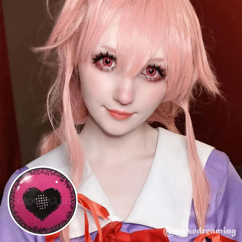 Heart Eye Cosplay Colored Contact Lenses
