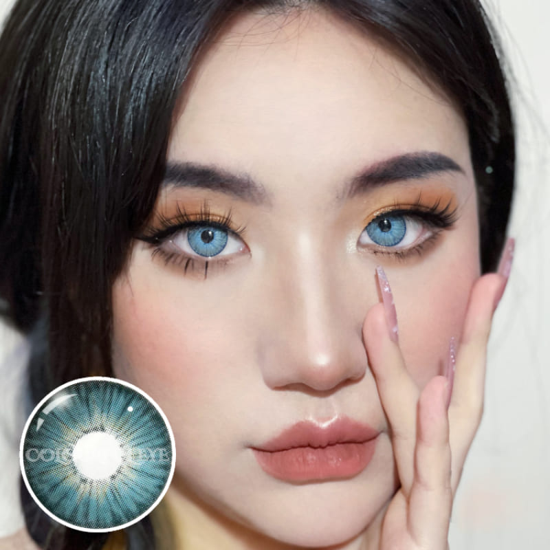 New York Pro Blue Colored Contact Lenses