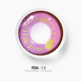 Demon Slayer Anime Violet Colored Contact Lenses