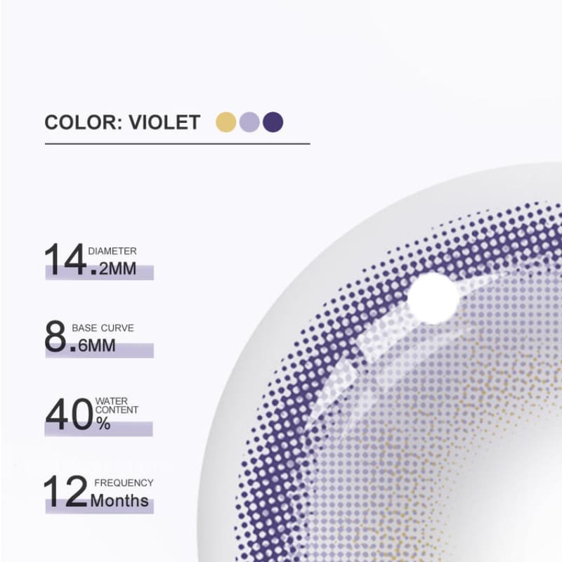 Maria Violet Colored Contact Lenses