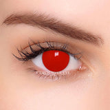 Red Blind Cosplay Colored Contact Lenses