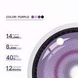 Sakuya Purple Cosplay Contact Lenses