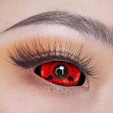 Colourfuleye 22mm Sharingan Anime Red Sclera Colored Contact Lenses