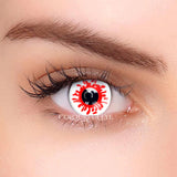 Trauma Red & White Cosplay Contacts