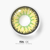 Mystery Yellow Colored Contact Lenses