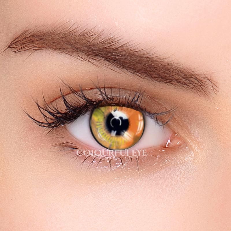 Colourfuleye Anime Brown Colored Contact Lenses
