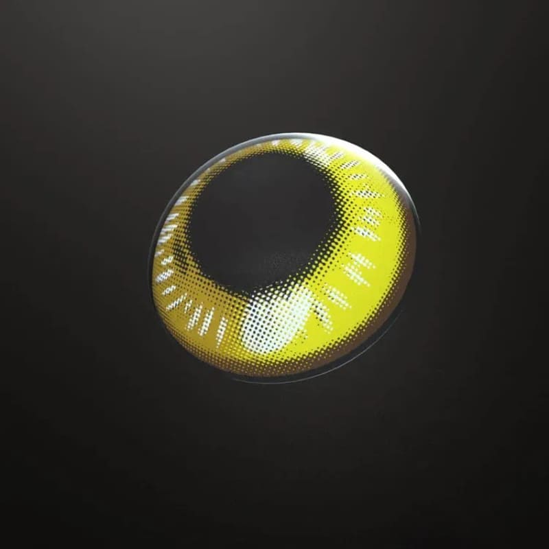 Anime Yellow Colored Contact Lenses