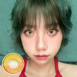 Anime Yellow Colored Contact Lenses